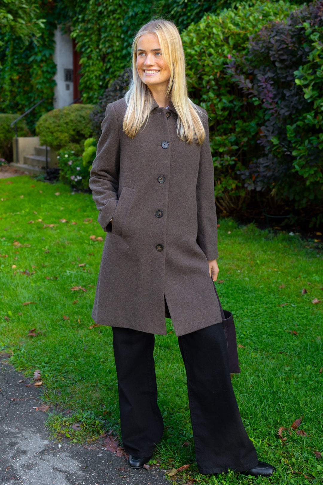 Kamillas Outerwear Dark Walnut Melange | Yttertøy | Smuk