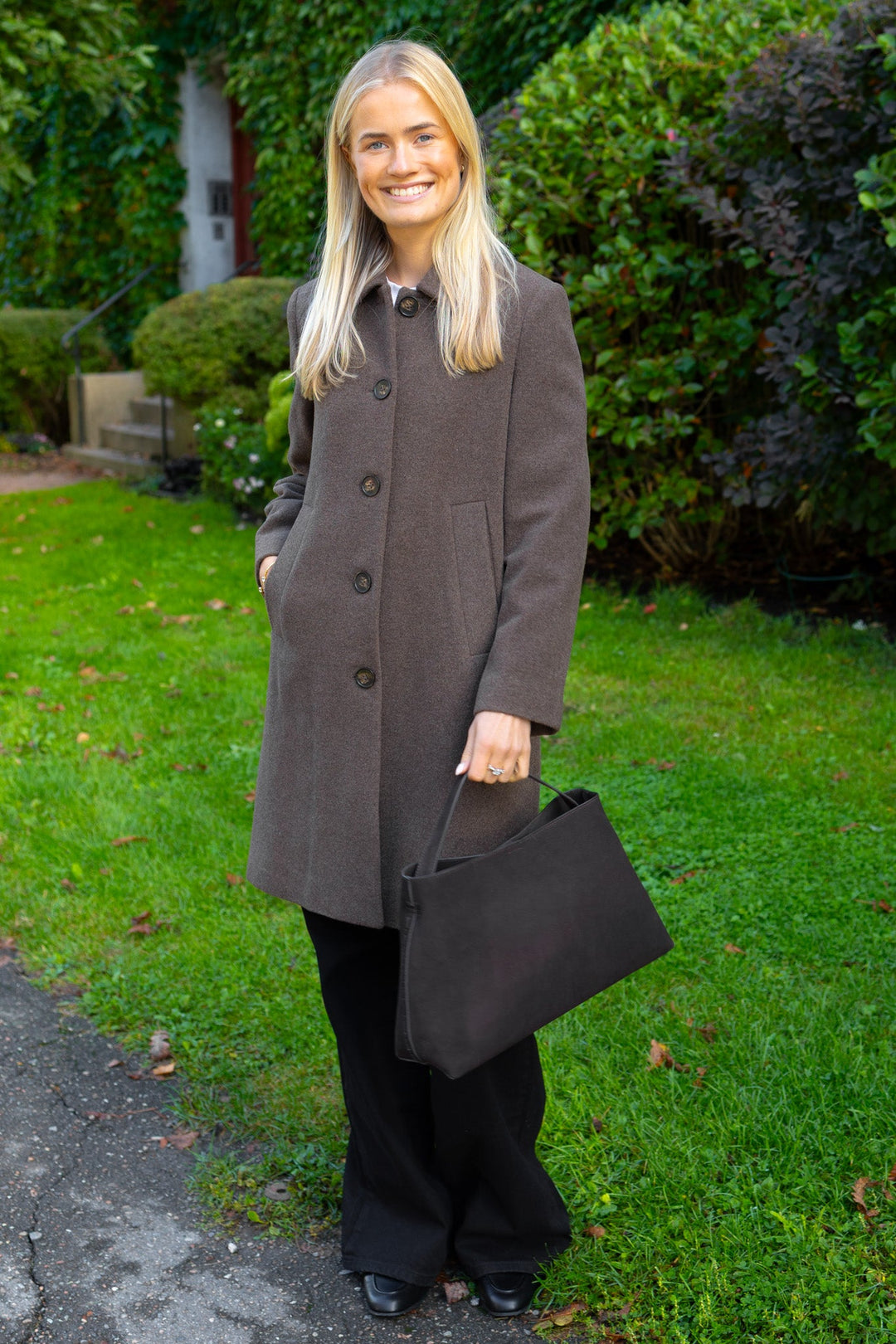 Kamillas Outerwear Dark Walnut Melange | Yttertøy | Smuk
