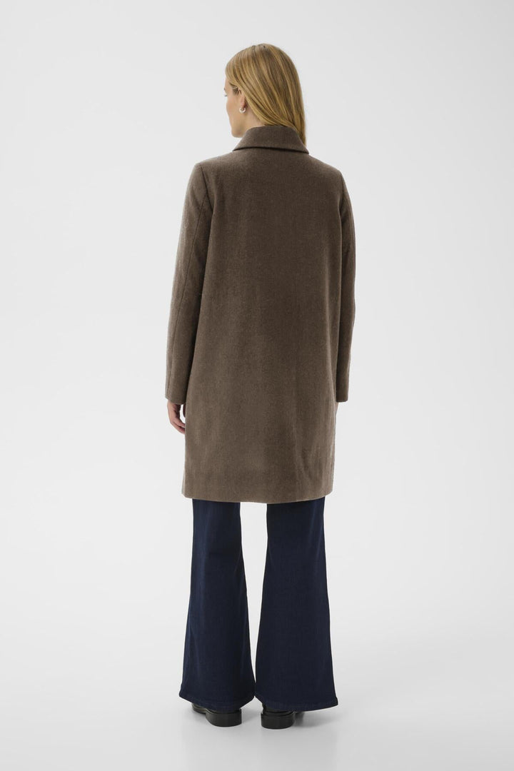 Kamillas Outerwear Dark Walnut Melange | Yttertøy | Smuk - Dameklær på nett