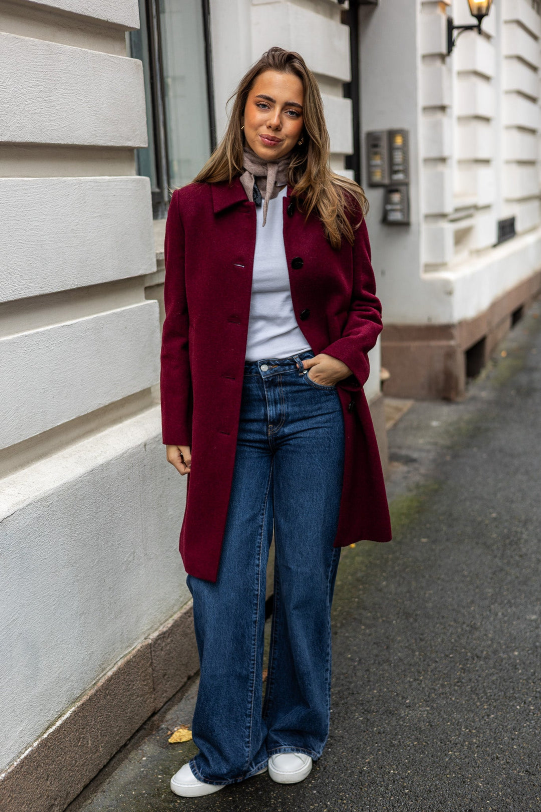 Kamillas Outerwear Tawny Port Melange | Yttertøy | Smuk - Dameklær på nett