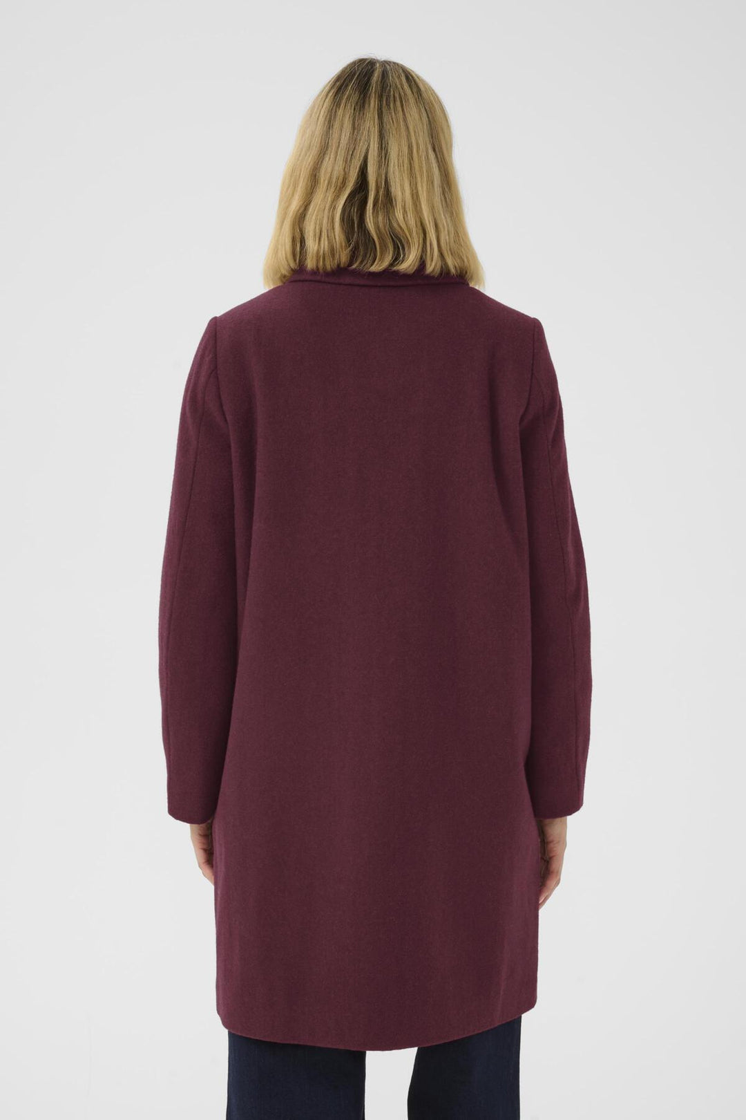 Kamillas Outerwear Tawny Port Melange | Yttertøy | Smuk - Dameklær på nett