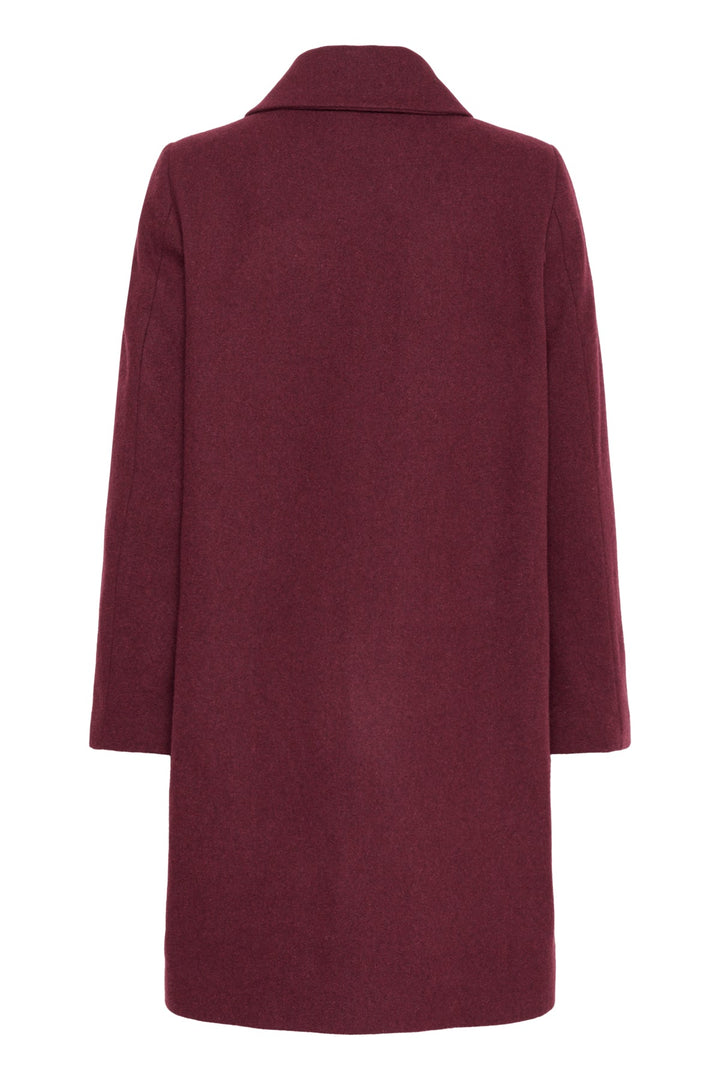 Kamillas Outerwear Tawny Port Melange | Yttertøy | Smuk - Dameklær på nett