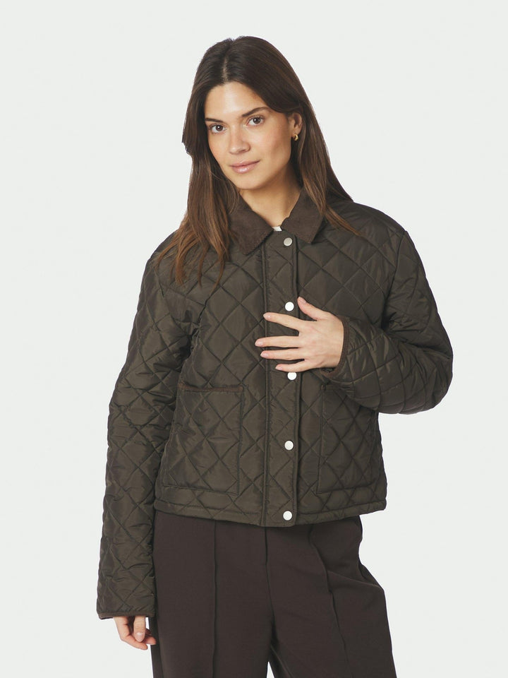 Kanya Quilt Jacket Khaki | Yttertøy | Smuk