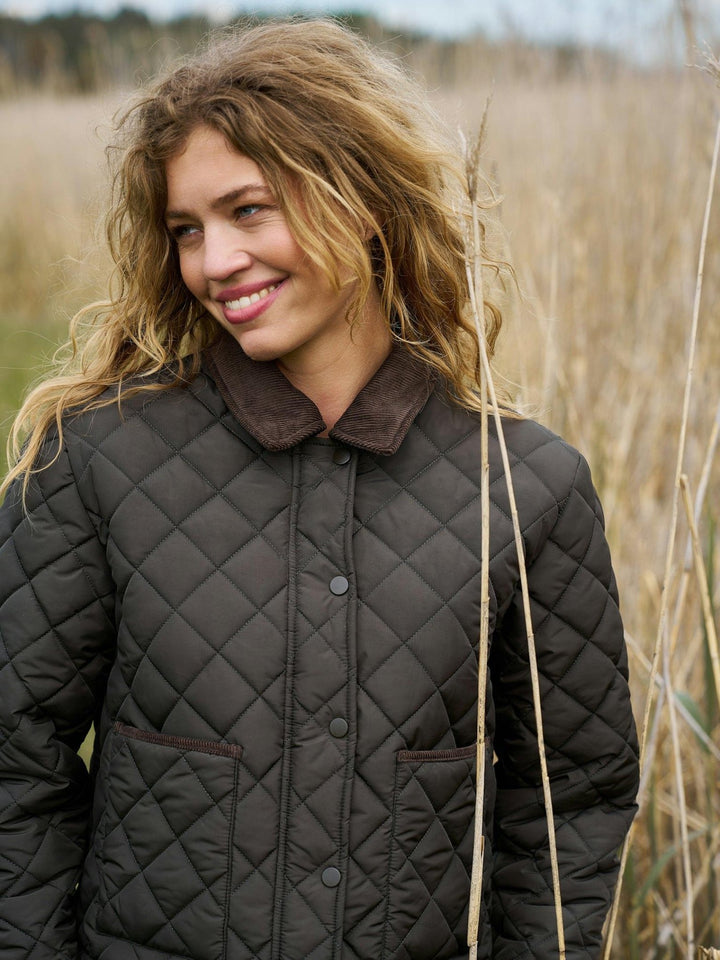 Kanya Quilt Jacket Khaki | Yttertøy | Smuk