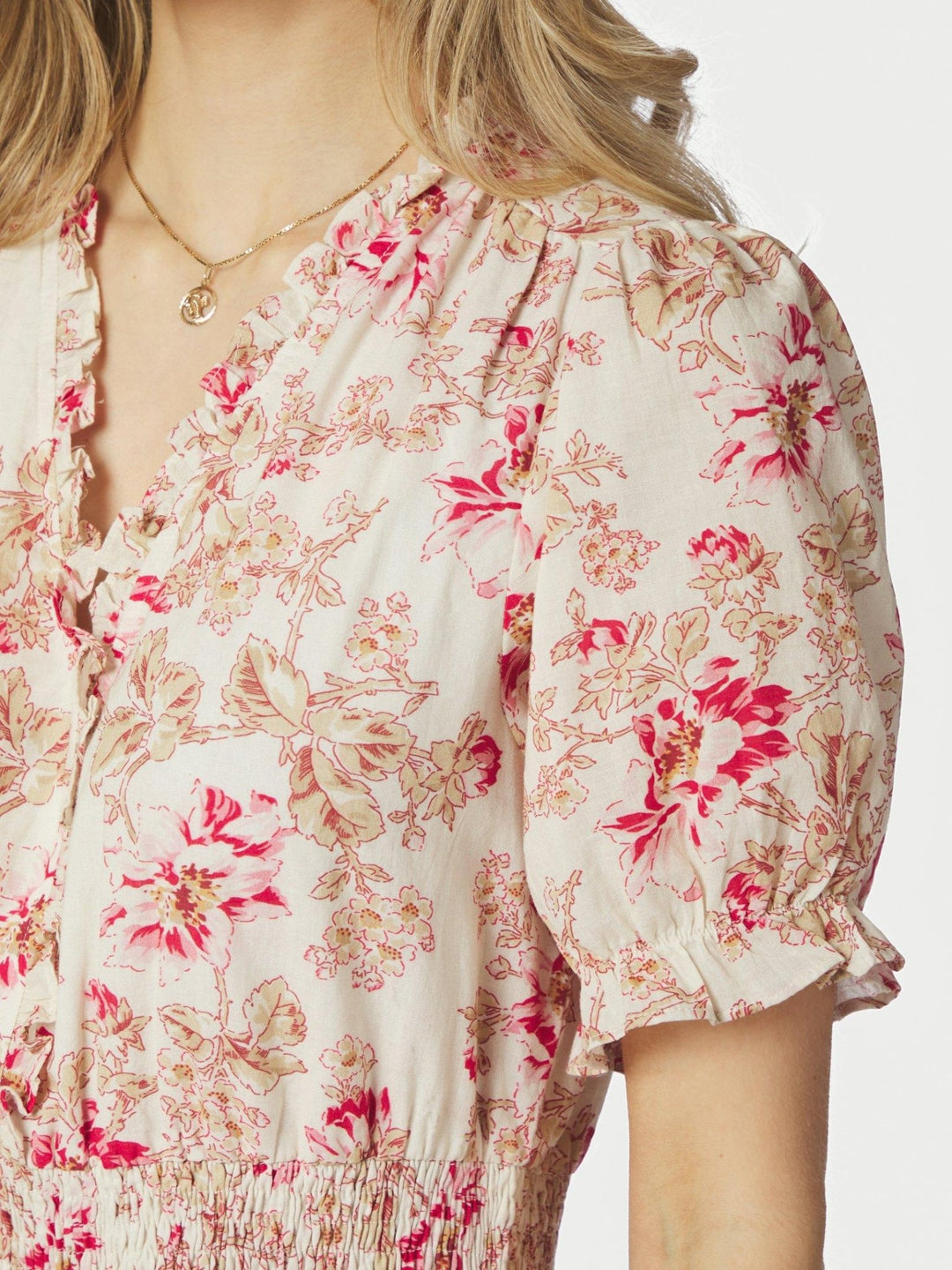 Kanza Flower Rose Dress Rose | Kjoler | Smuk