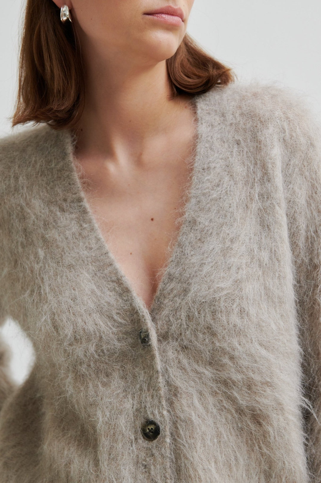Karla Knit Cardigan Pumice Stone | Genser | Smuk - Dameklær på nett