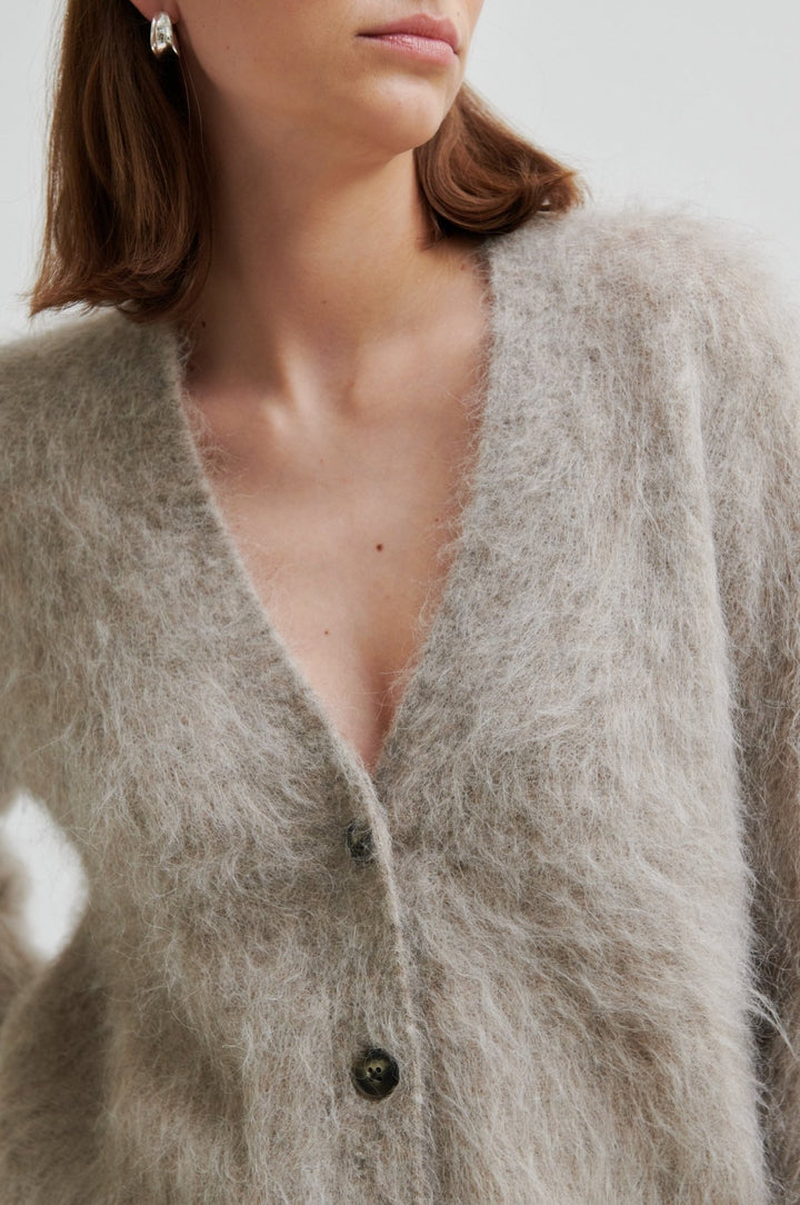 Karla Knit Cardigan Pumice Stone | Genser | Smuk - Dameklær på nett