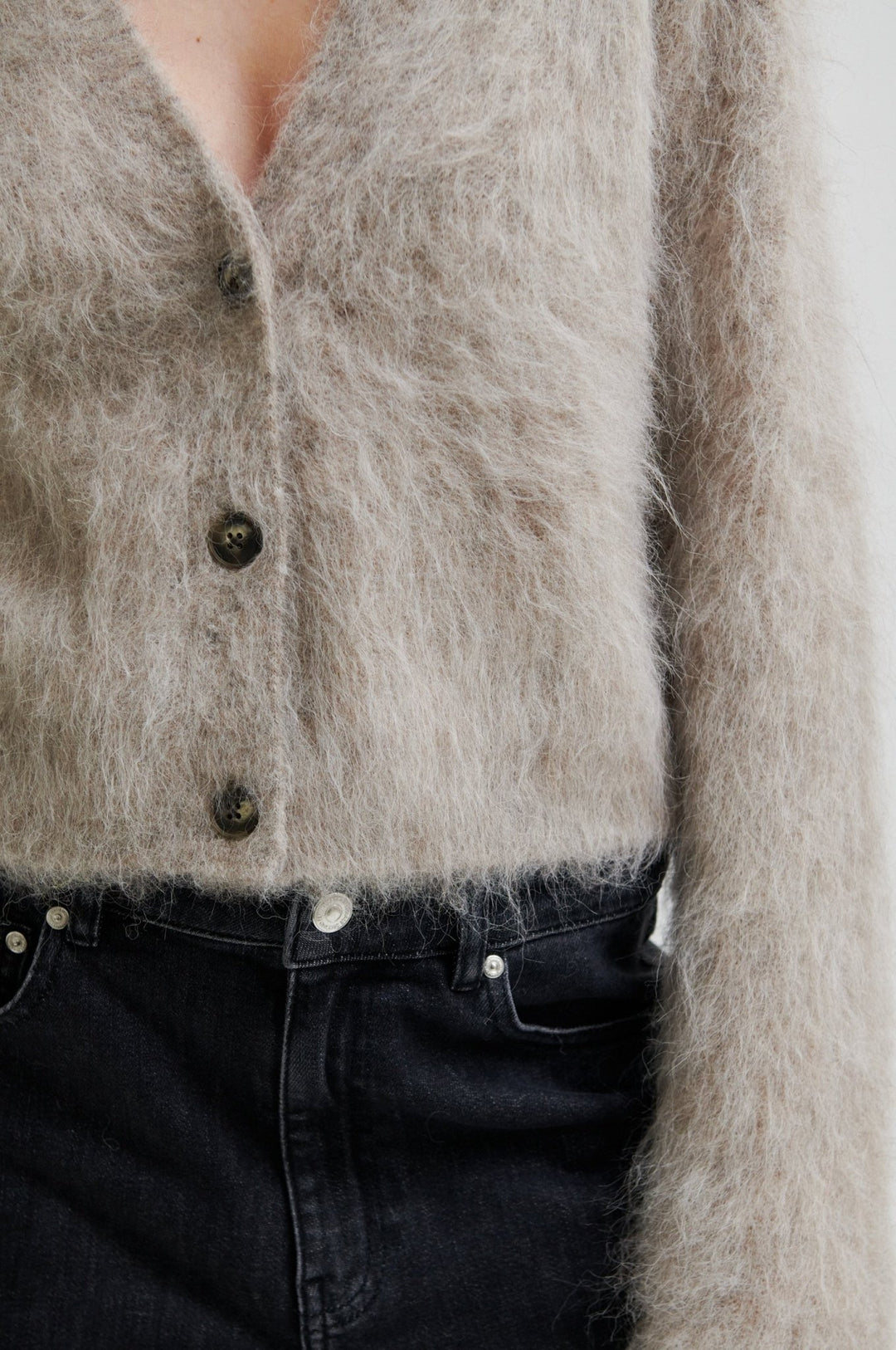 Karla Knit Cardigan Pumice Stone | Genser | Smuk - Dameklær på nett