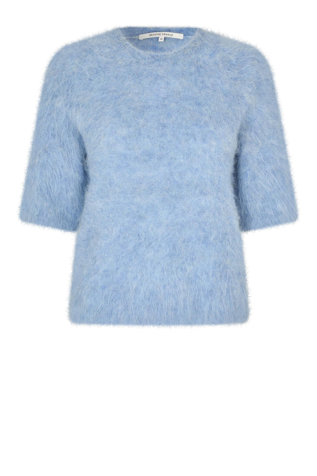 Karla Knit Ss O - Neck Frozen Fjord | Genser | Smuk