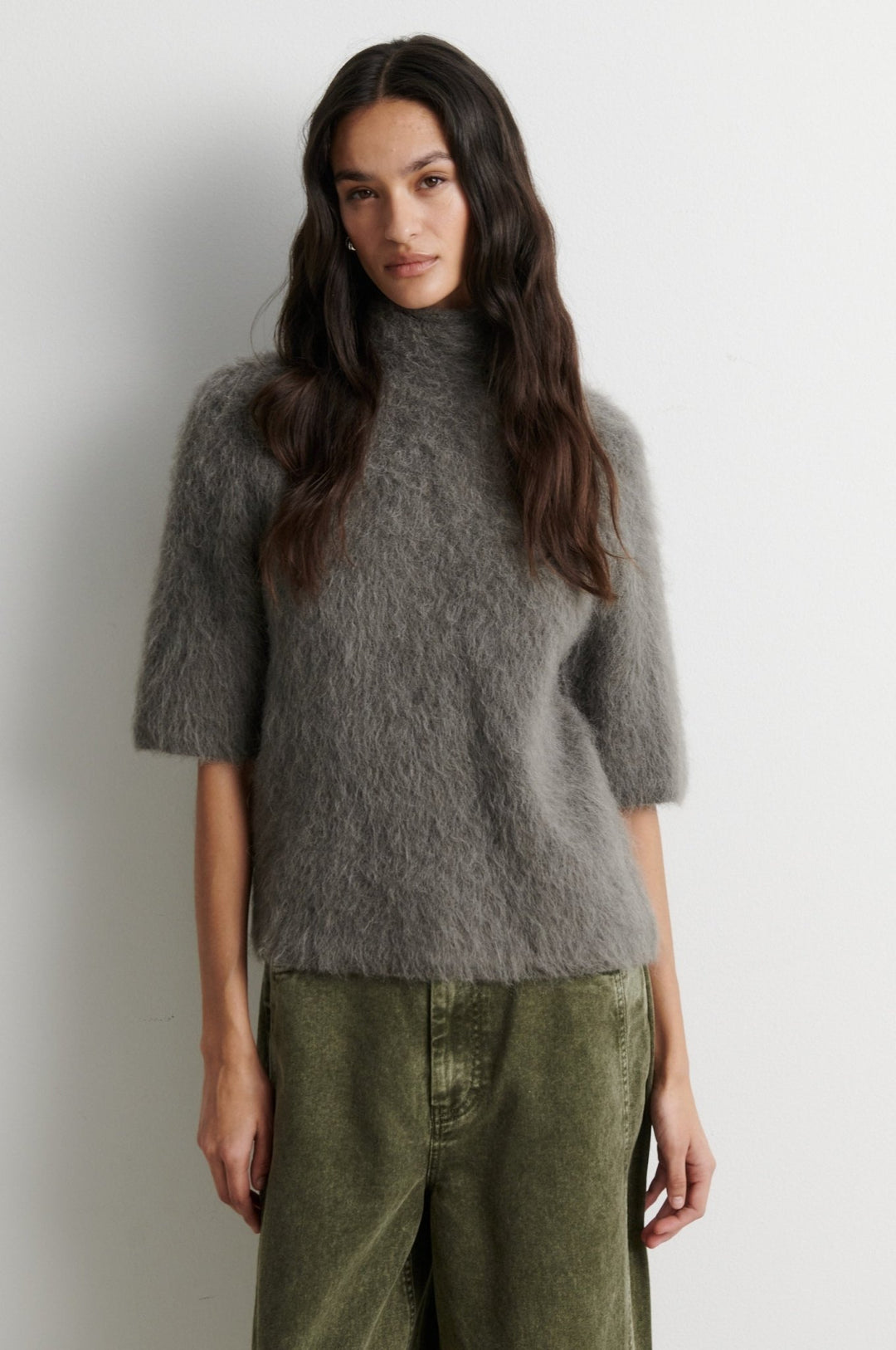 Karla Knit Ss Olive | Genser | Smuk