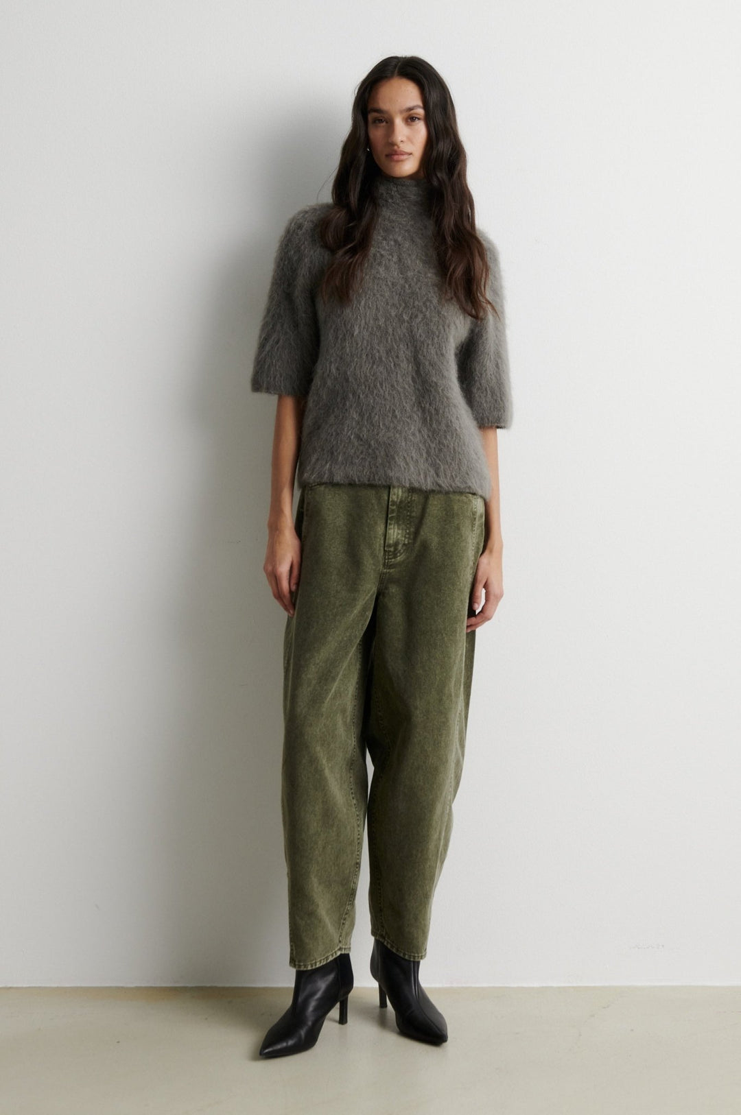 Karla Knit Ss Olive | Genser | Smuk