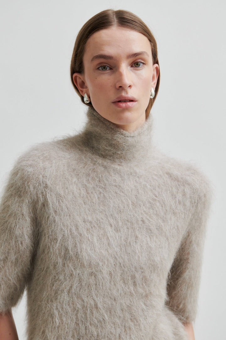 Karla Knit Ss Pumice Stone | Genser | Smuk - Dameklær på nett