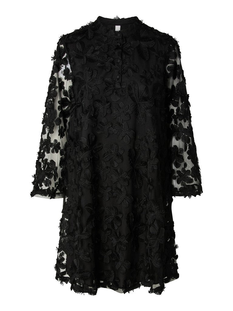 Karly 7/8 Short Dress Black | Kjoler | Smuk