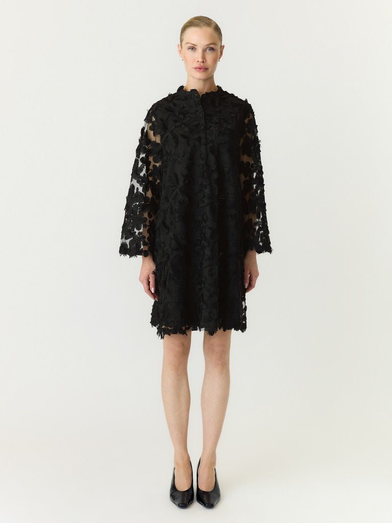 Karly 7/8 Short Dress Black | Kjoler | Smuk
