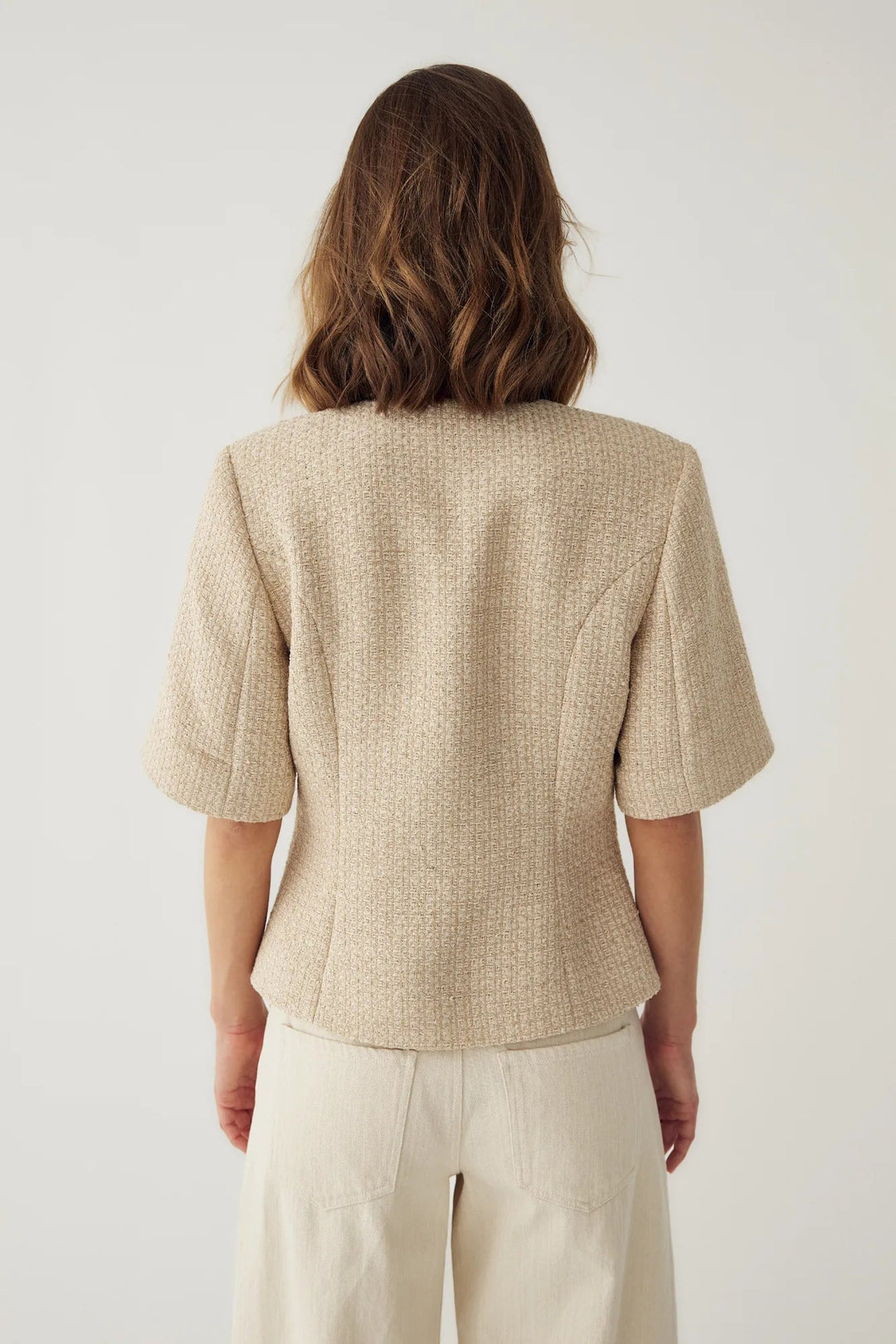 Kasaundra Blazer Light Sand | Blazer | Smuk