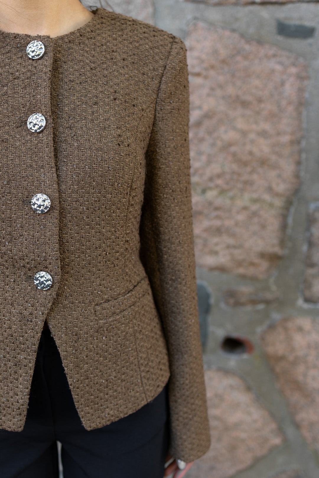 Kasaundra Ls Blazer Breen | Blazer | Smuk