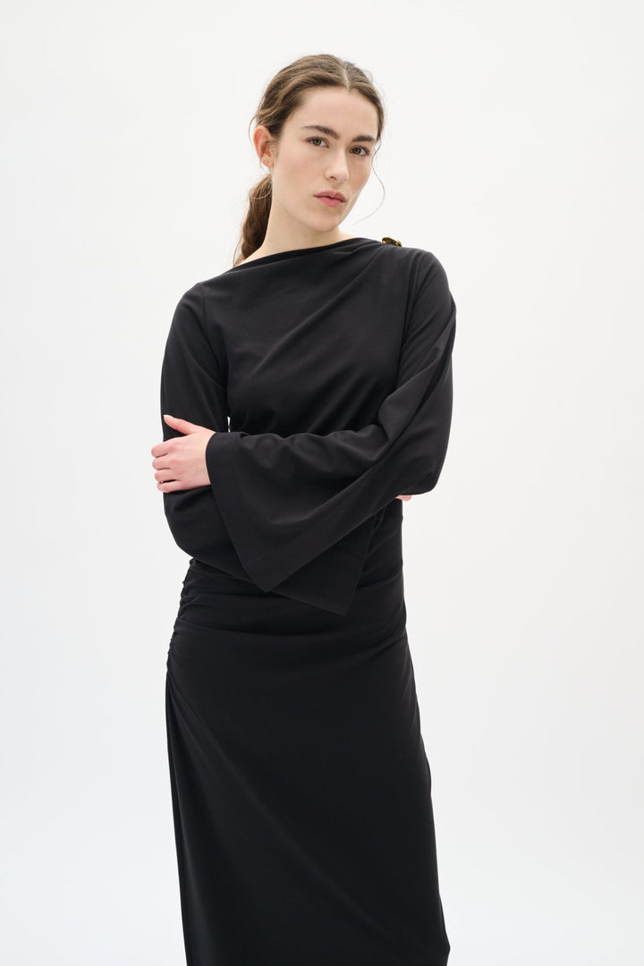 Kaseyiw Long Dress Black | Kjoler | Smuk - Dameklær på nett