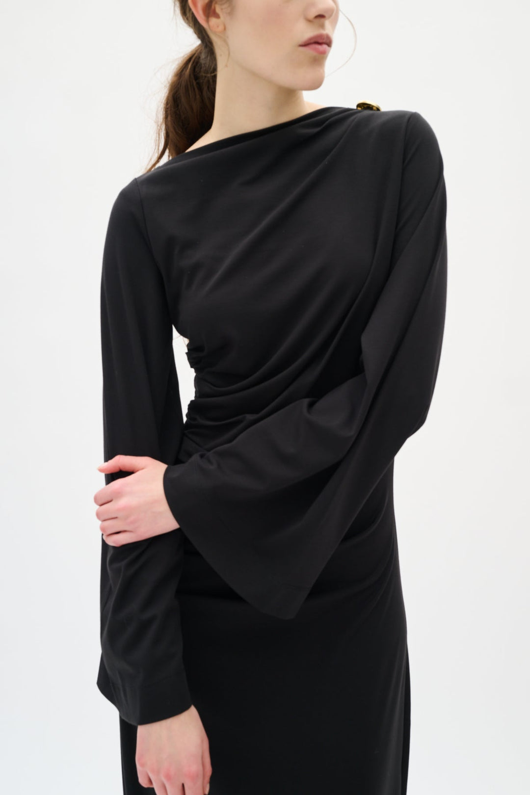Kaseyiw Long Dress Black | Kjoler | Smuk - Dameklær på nett