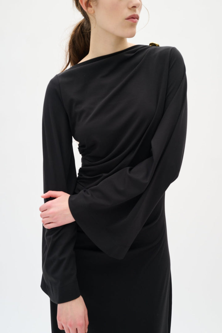 Kaseyiw Long Dress Black | Kjoler | Smuk - Dameklær på nett