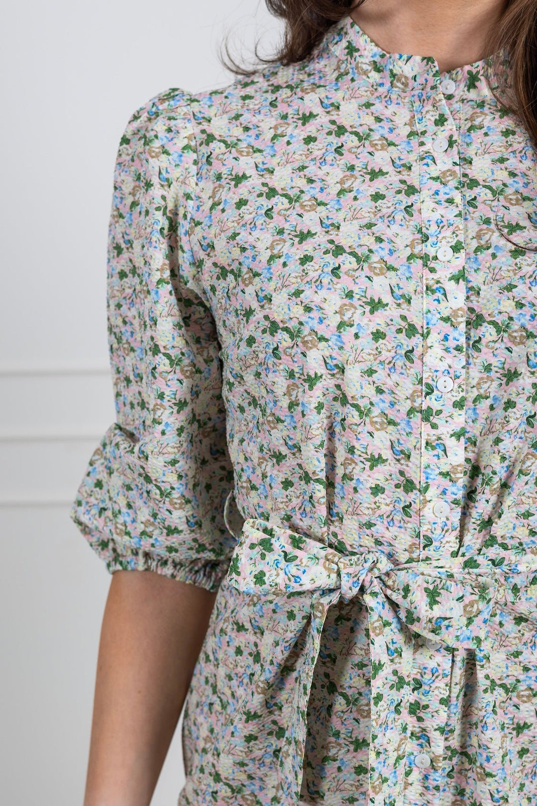 Kate Dress Rose/Blue