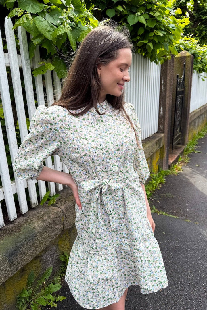 Kate Dress Rose/Blue