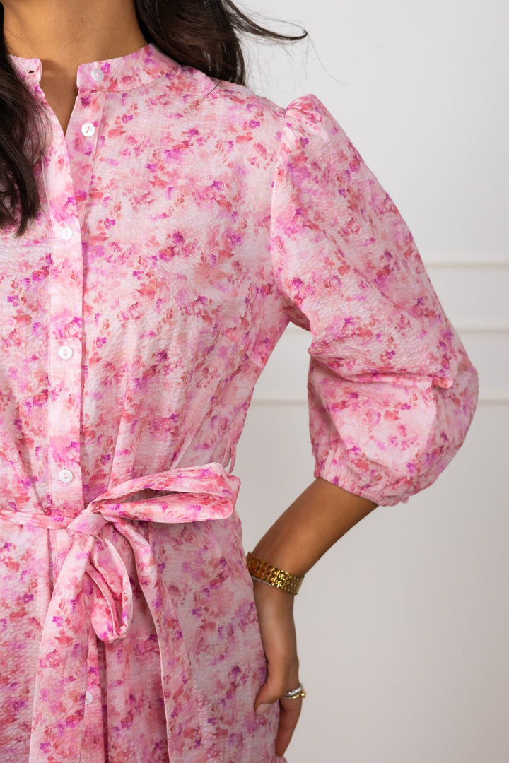 Kate Long Dress Rose/Hot Pink | Kjoler | Smuk