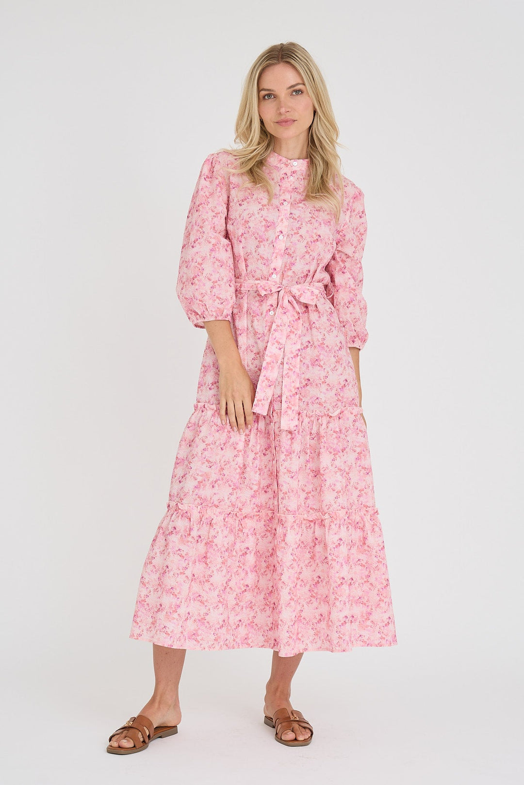 Kate Long Dress Rose/Hot Pink | Kjoler | Smuk