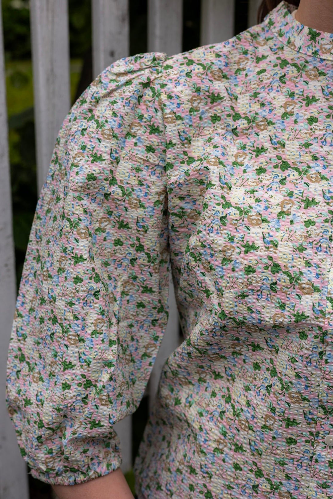 Kate Shirt Rose/Blue | Skjorter og bluser | Smuk - Dameklær på nett