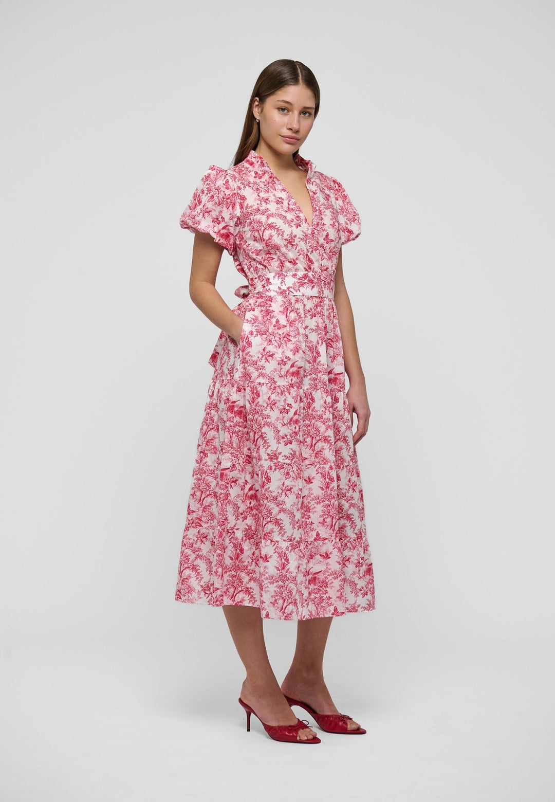 Katinkadea Ns Dress Imperial Garden Red | Kjoler | Smuk