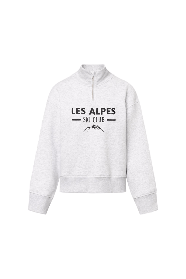 Katja Ski Club Sweater Lt Grey Mélange | Genser | Smuk - Dameklær på nett