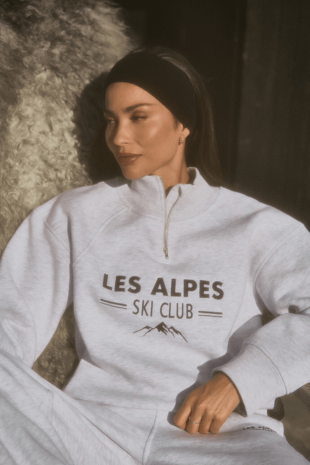 Katja Ski Club Sweater Lt Grey Mélange | Genser | Smuk - Dameklær på nett