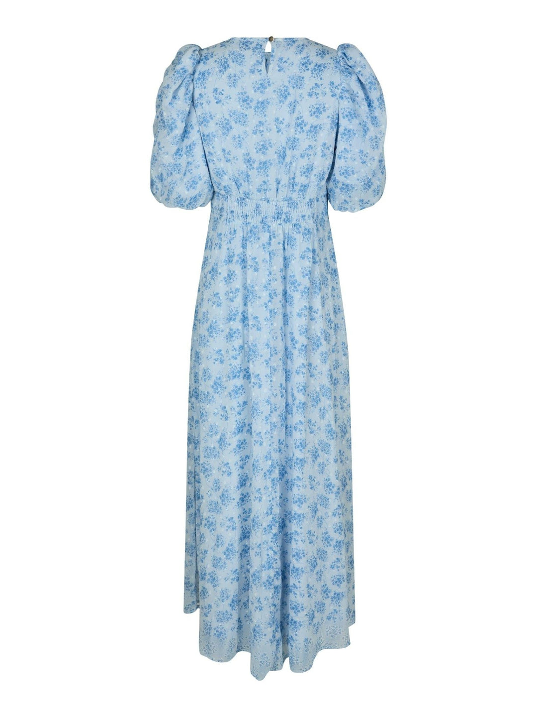 Kikka Chiffon Flower Dress Light Blue | Kjoler | Smuk