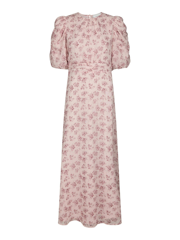 Kikka Chiffon Flower Dress Rose | Kjoler | Smuk