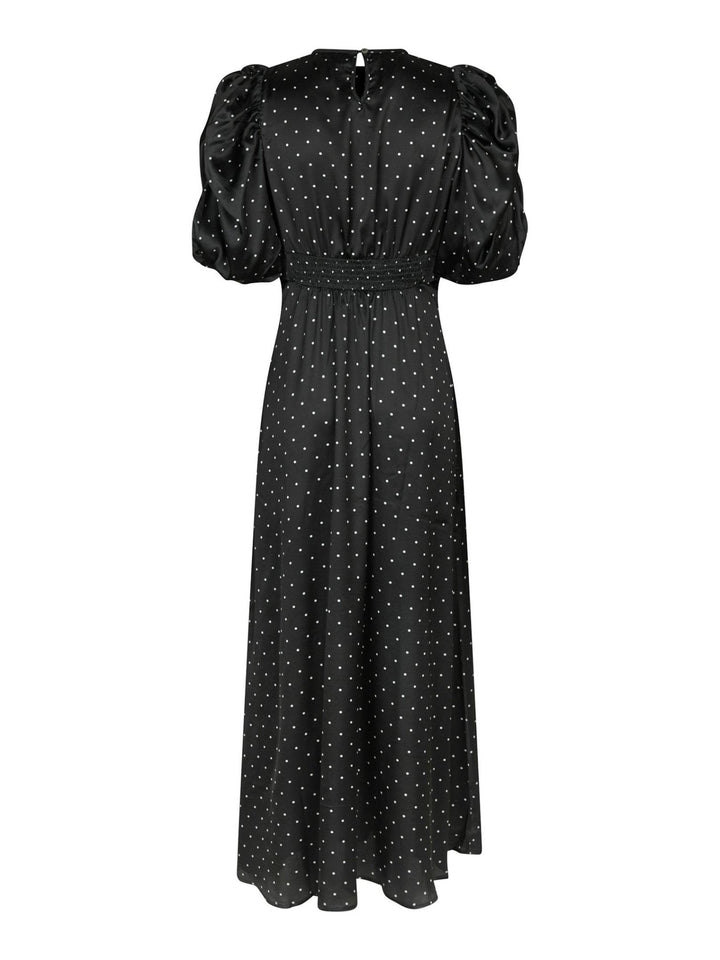 Kikka Dot Dress Black | Kjoler | Smuk - Dameklær på nett