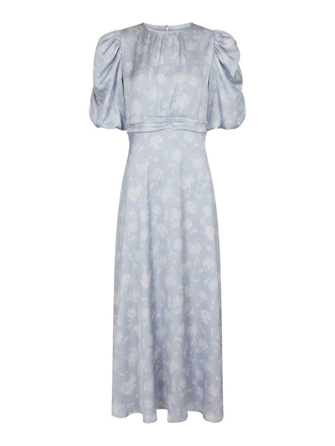 Kikka Faded Flower Dress Light Blue | Kjoler | Smuk