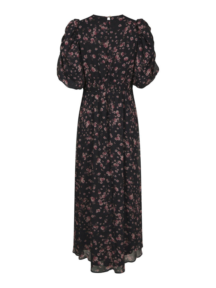 Kikka Mini Flower Dress Black | Kjoler | Smuk