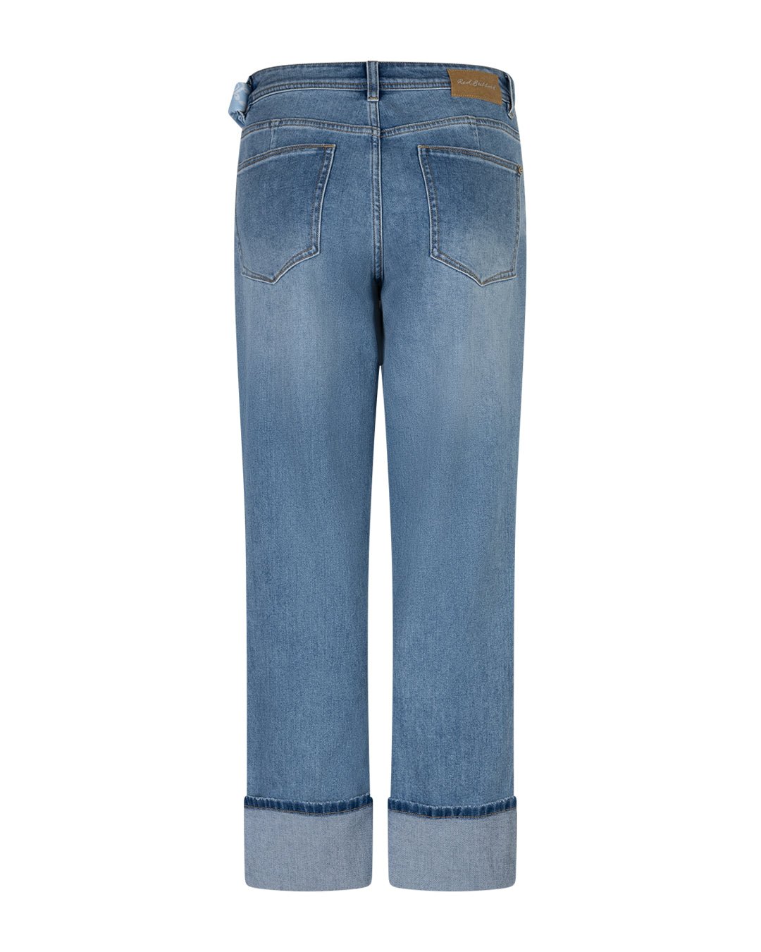 Kim High Jeans Hem & Scarf Stoneused | Bukser | Smuk