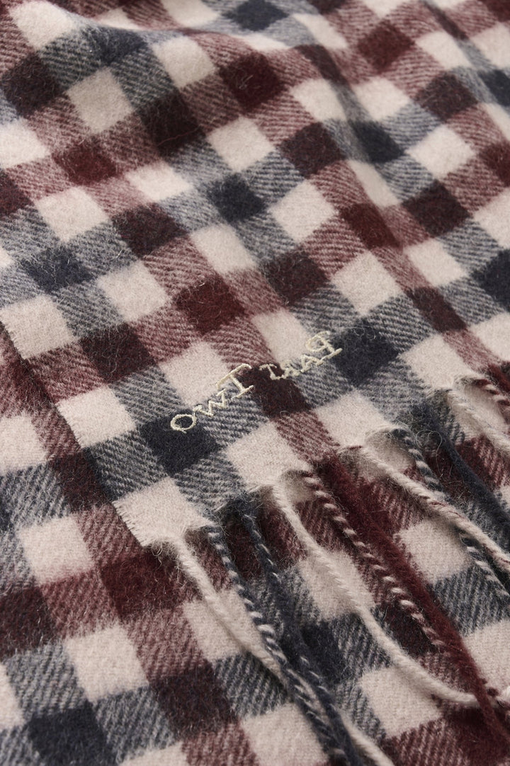 Kitha Scarf Tawny Port Check | Accessories | Smuk - Dameklær på nett