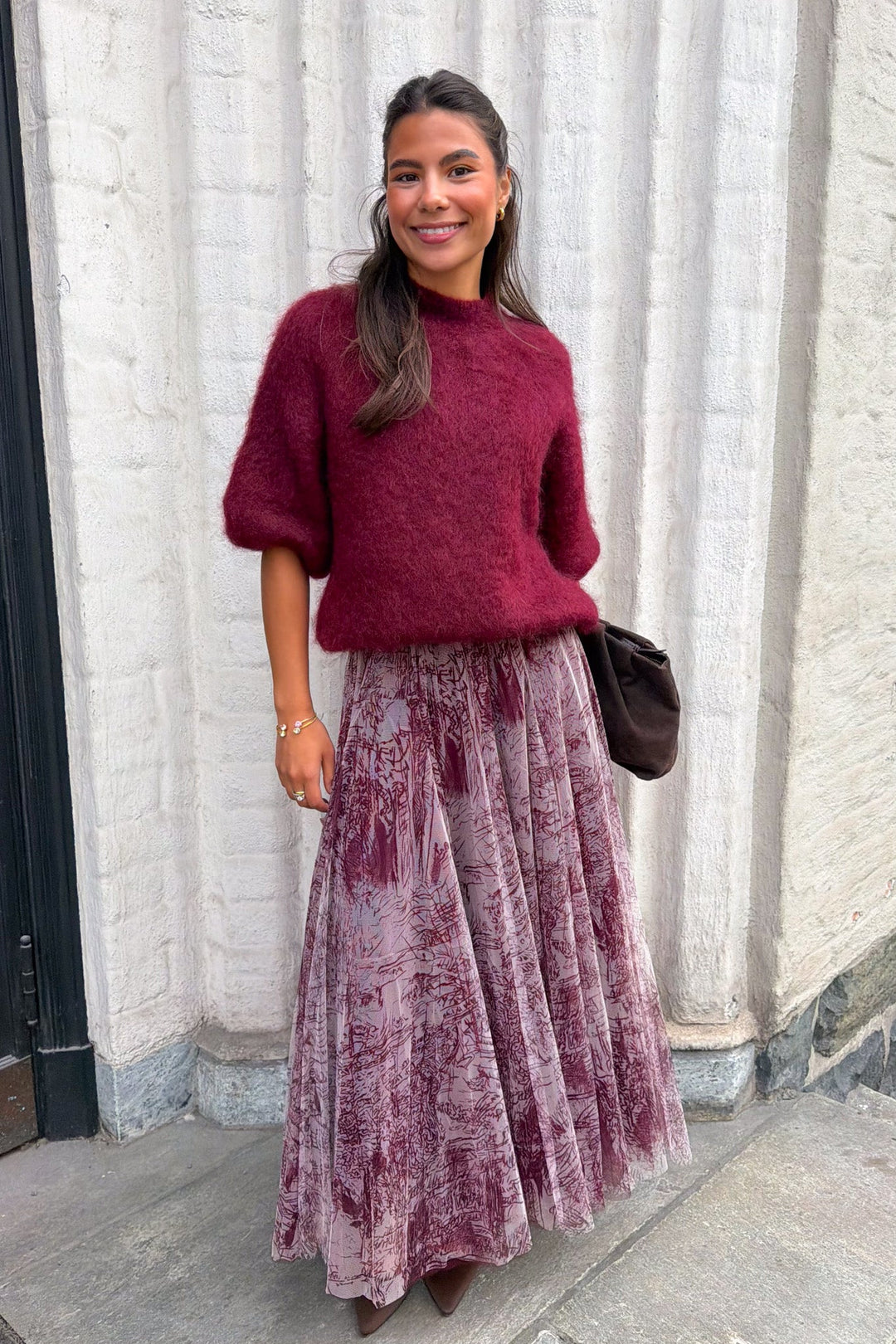 L Essentiel Kid Mohair Sweater Bordeaux | Genser | Smuk