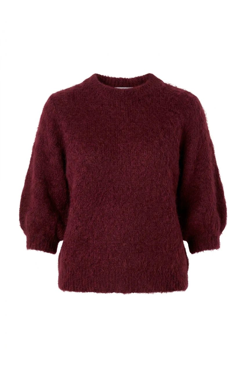 L Essentiel Kid Mohair Sweater Bordeaux | Genser | Smuk