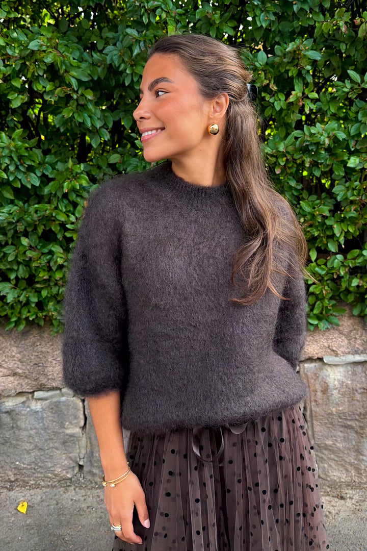 L Essentiel Kid Mohair Sweater Brown | Genser | Smuk
