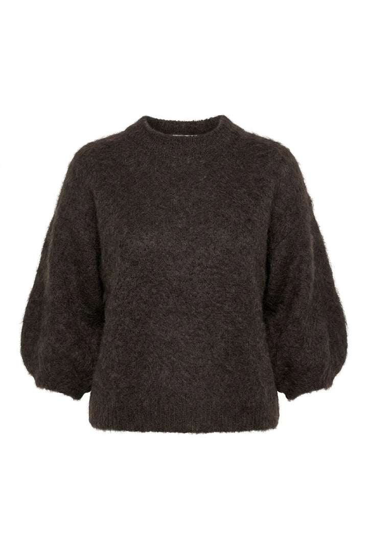 L Essentiel Kid Mohair Sweater Brown | Genser | Smuk