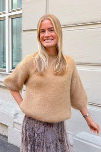 L Essentiel Kid Mohair Sweater Camel