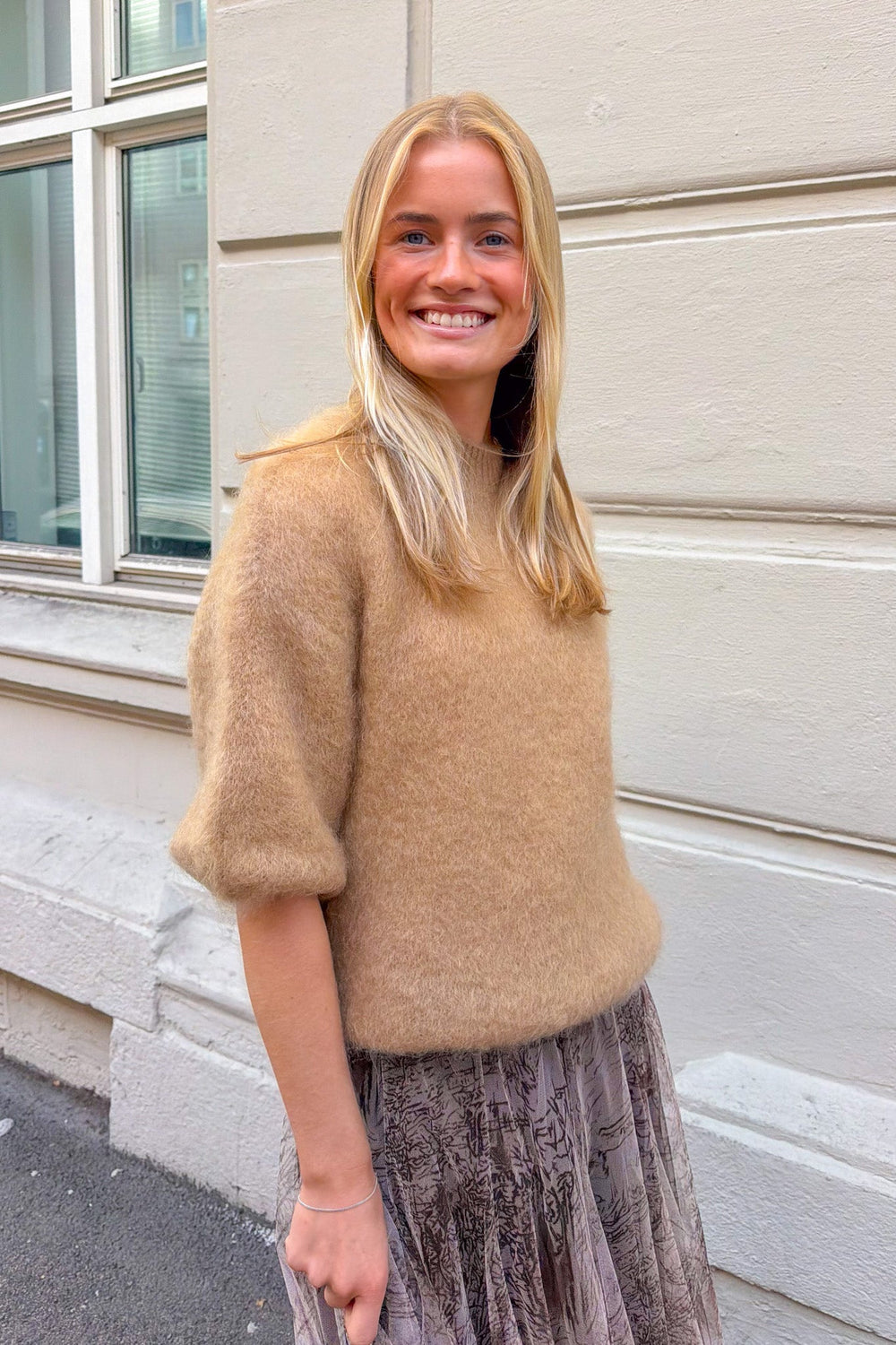 L Essentiel Kid Mohair Sweater Camel | Genser | Smuk
