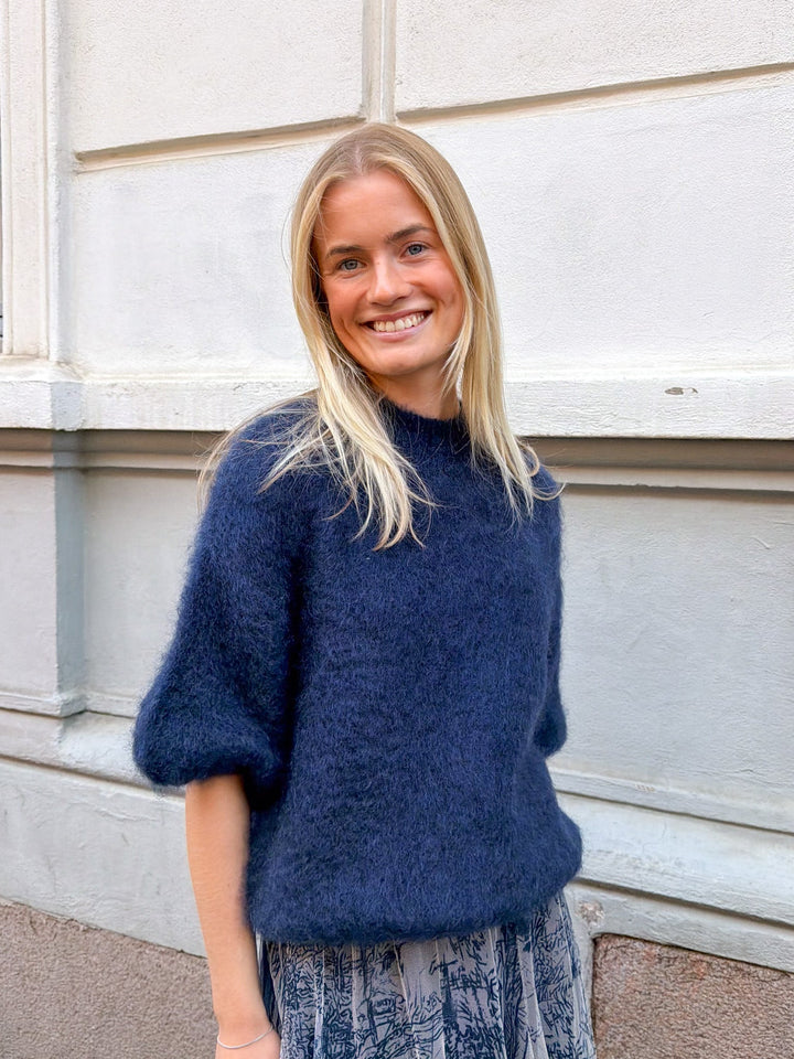 L Essentiel Kid Mohair Sweater Marine | Genser | Smuk