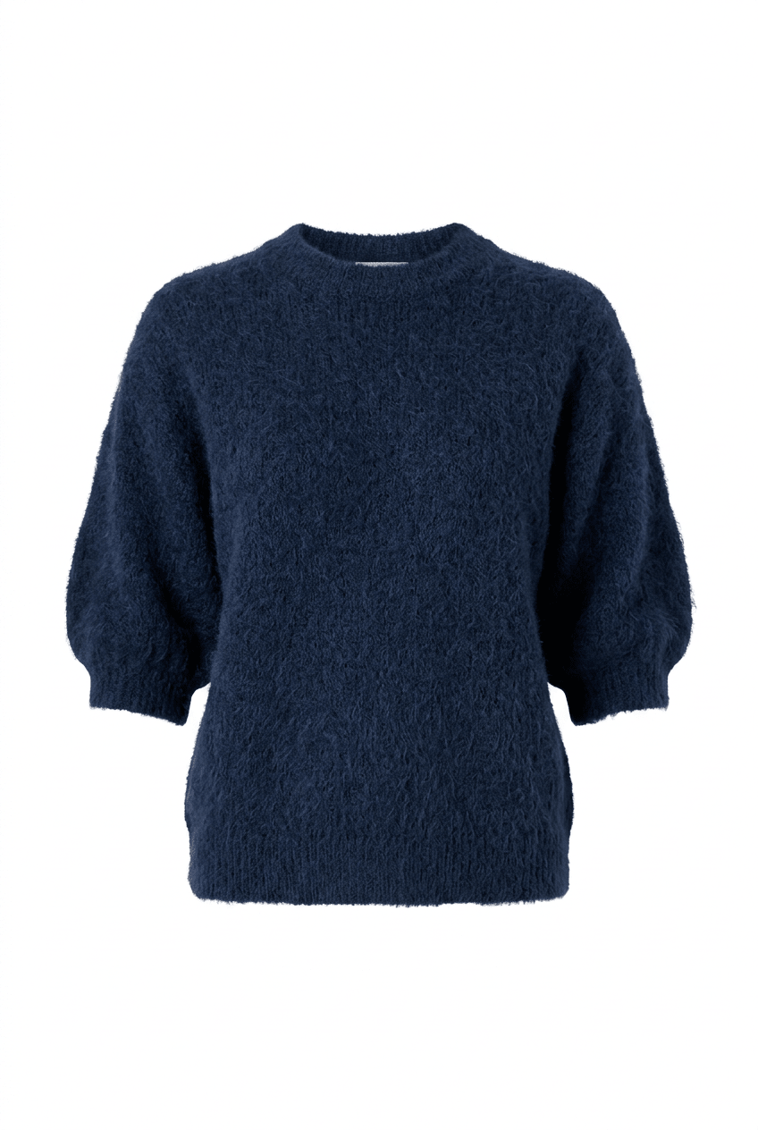 L Essentiel Kid Mohair Sweater Marine | Genser | Smuk