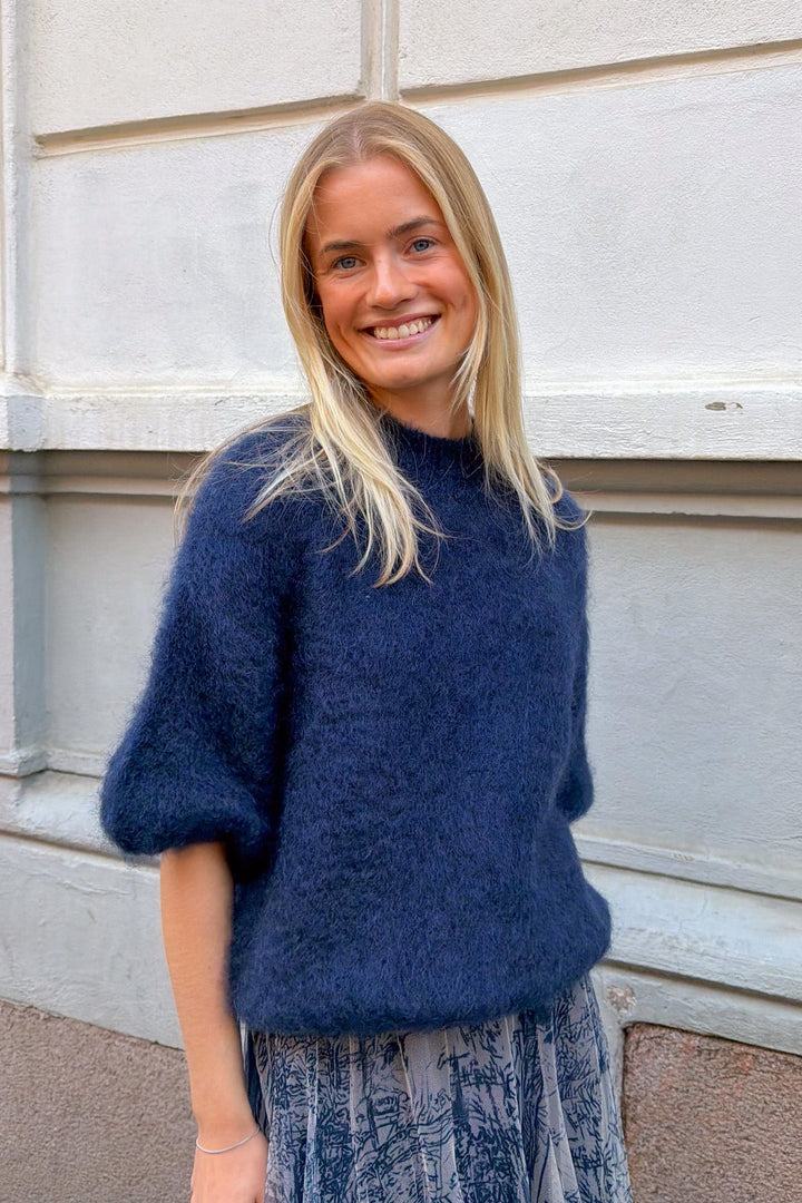 L Essentiel Kid Mohair Sweater Marine | Genser | Smuk