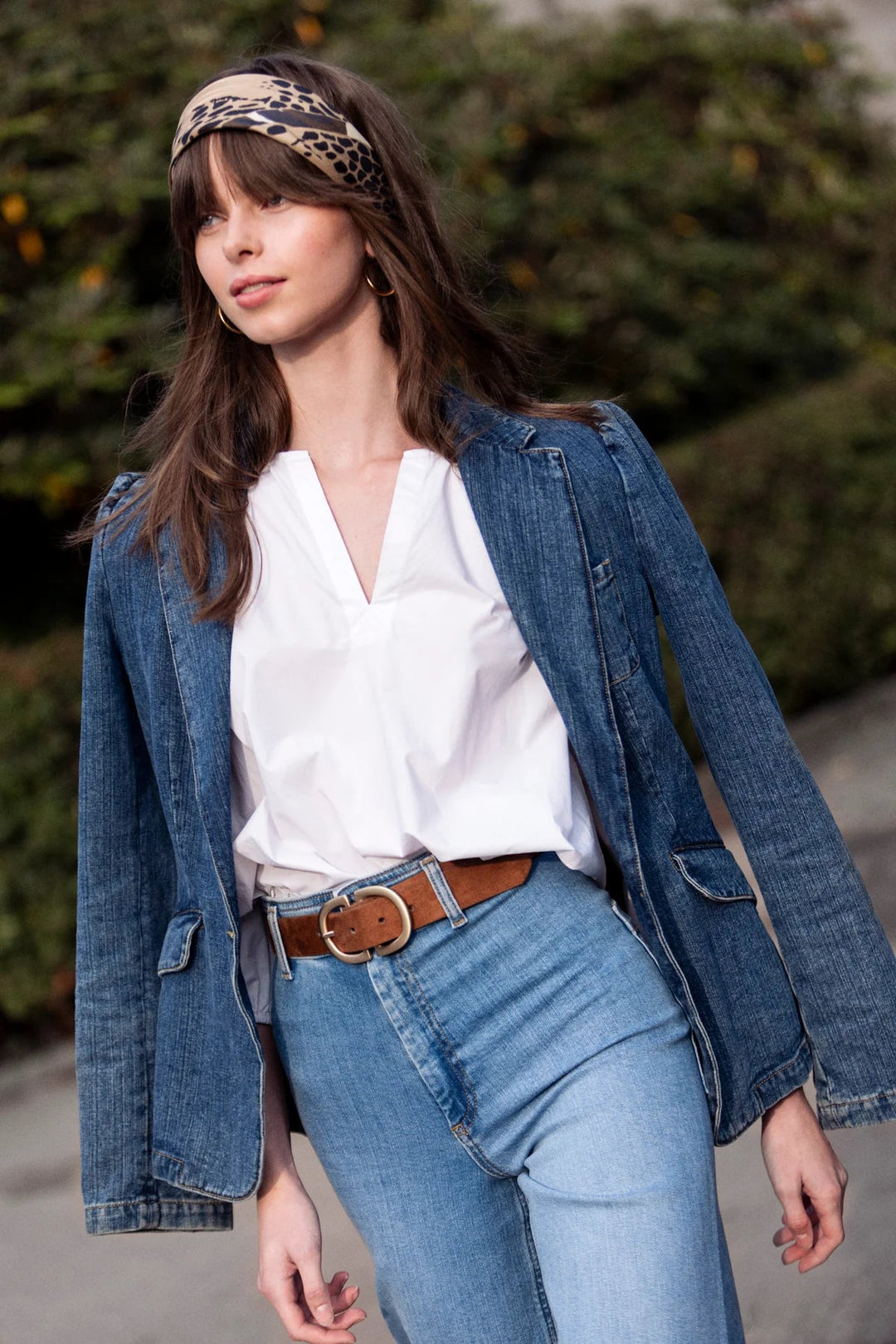 La Denim Blazer Denim Blue | Blazer | Smuk - Dameklær på nett