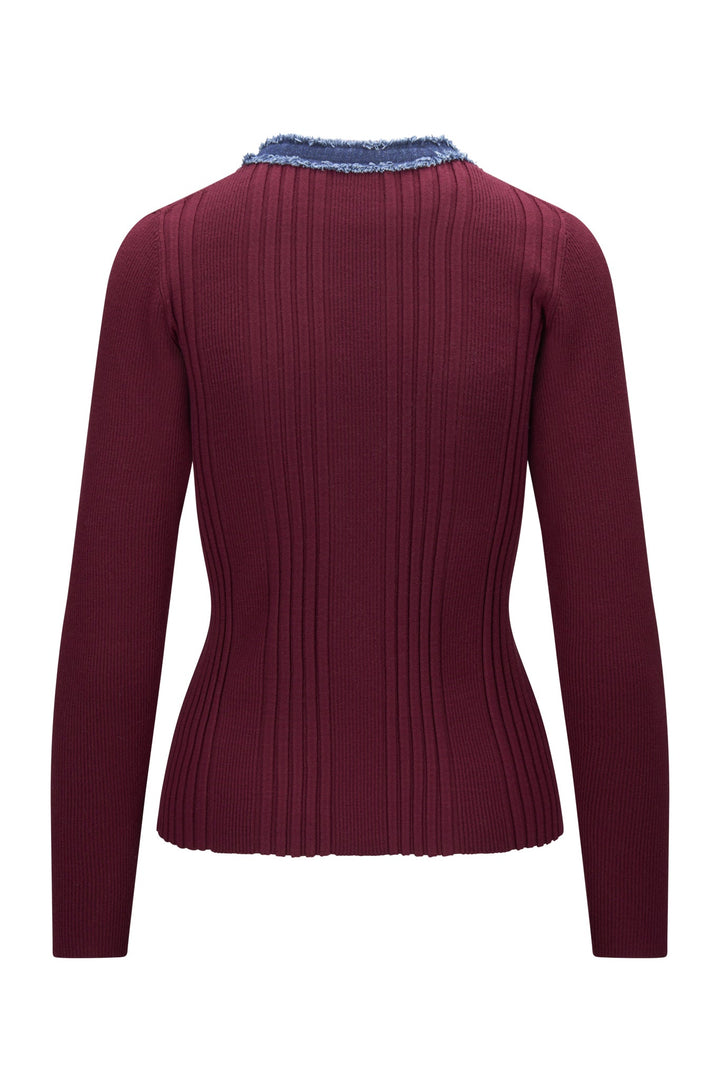 La Pullover Bordeaux | Genser | Smuk - Dameklær på nett