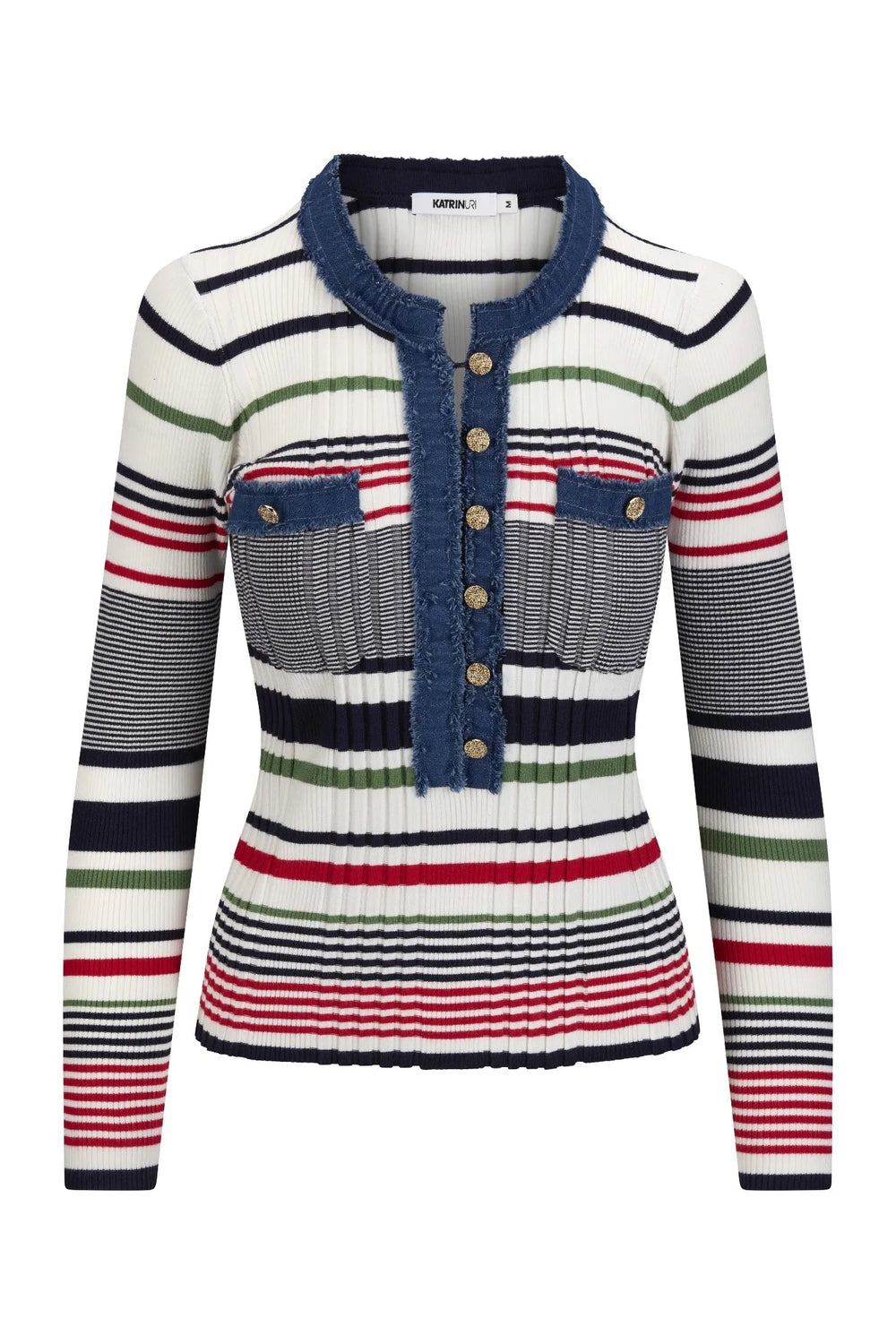 La Pullover Multi Stripes | Genser | Smuk